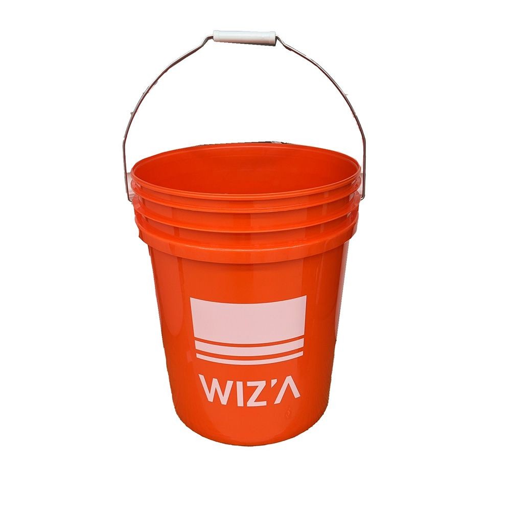 WIZA ウィザ 蓋付きマルチバケツ, ホワイト, 20L