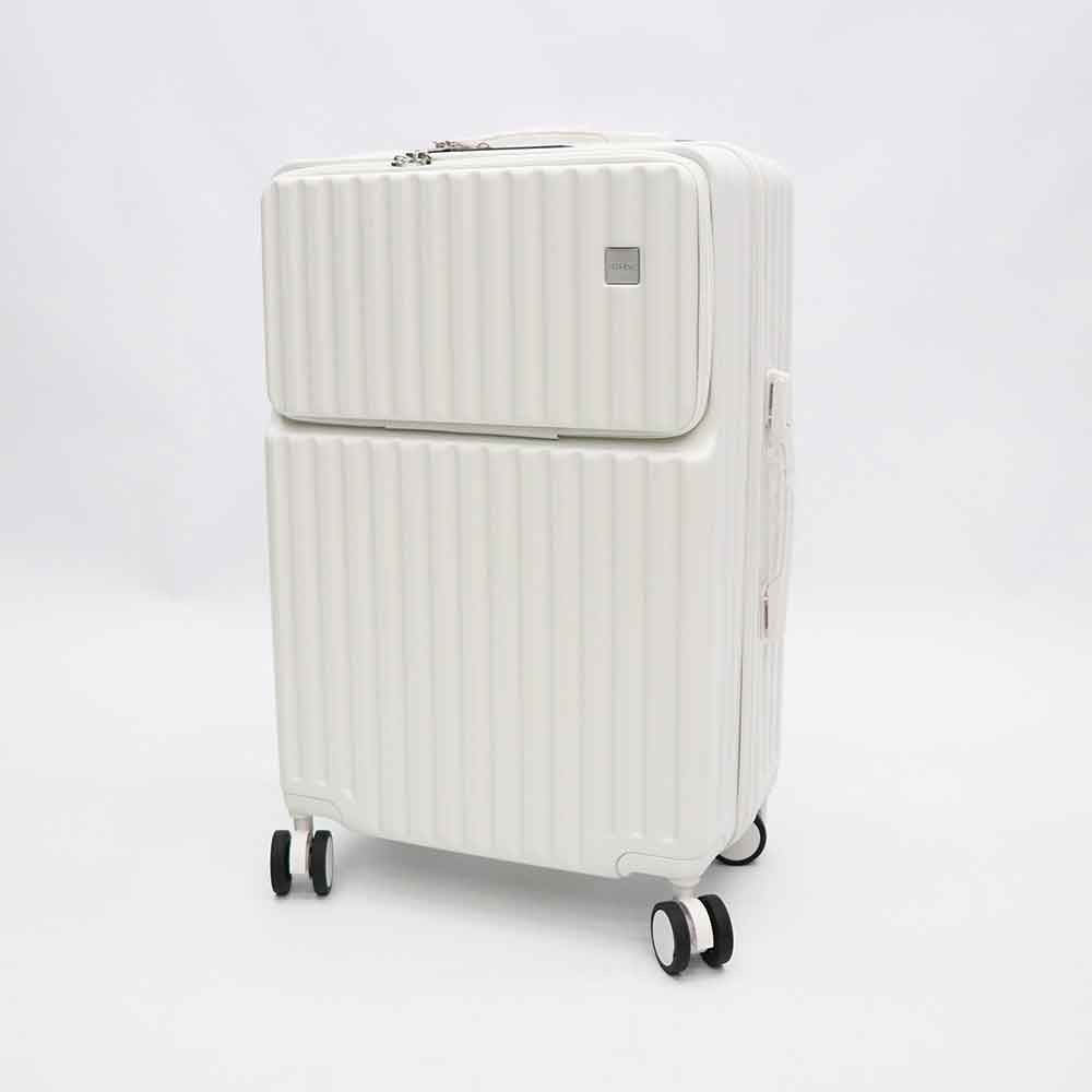 ＵＳＢポート付きキャリーケース　Ｍサイズ, ブラック, M