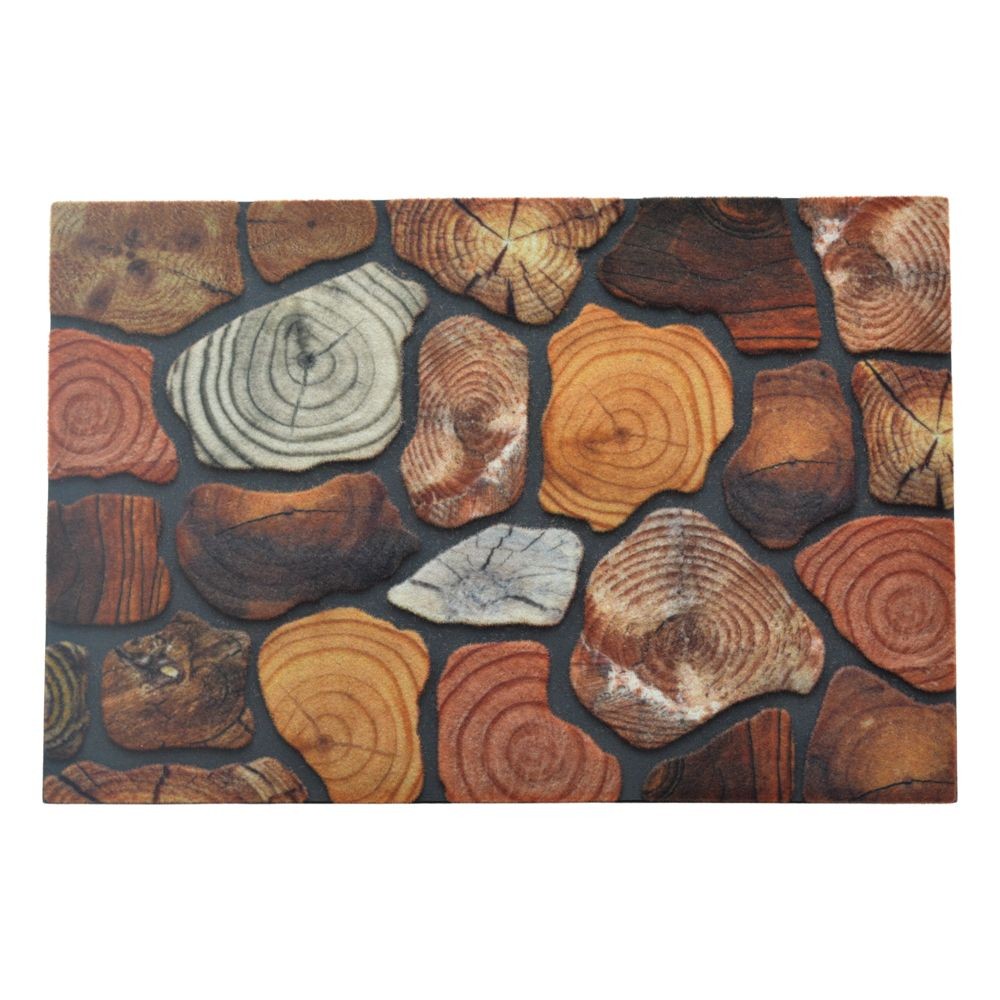 玄関マット 木目, 木目, 60×40cm