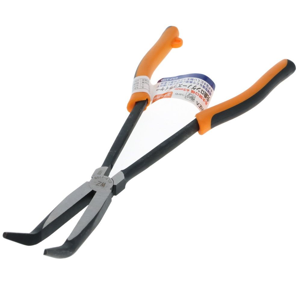 ウィザ WIZ'A　ロングノーズプライヤ　ＧＴＬＰ２７５Ｂ, オレンジ, 全長275mm
