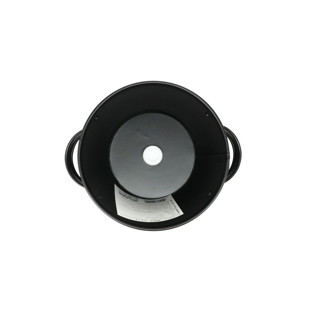 ピースポット　浅型５号, ブラック, 浅型5号