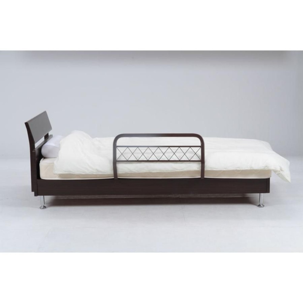 不二貿易  ベッドガード 【メーカー直送・代引不可】, ブラウン, (BR)89898