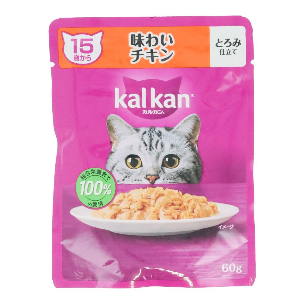 カルカンパウチ　１５歳から　味わいチキン, １５歳から　味わいチキン, 60g