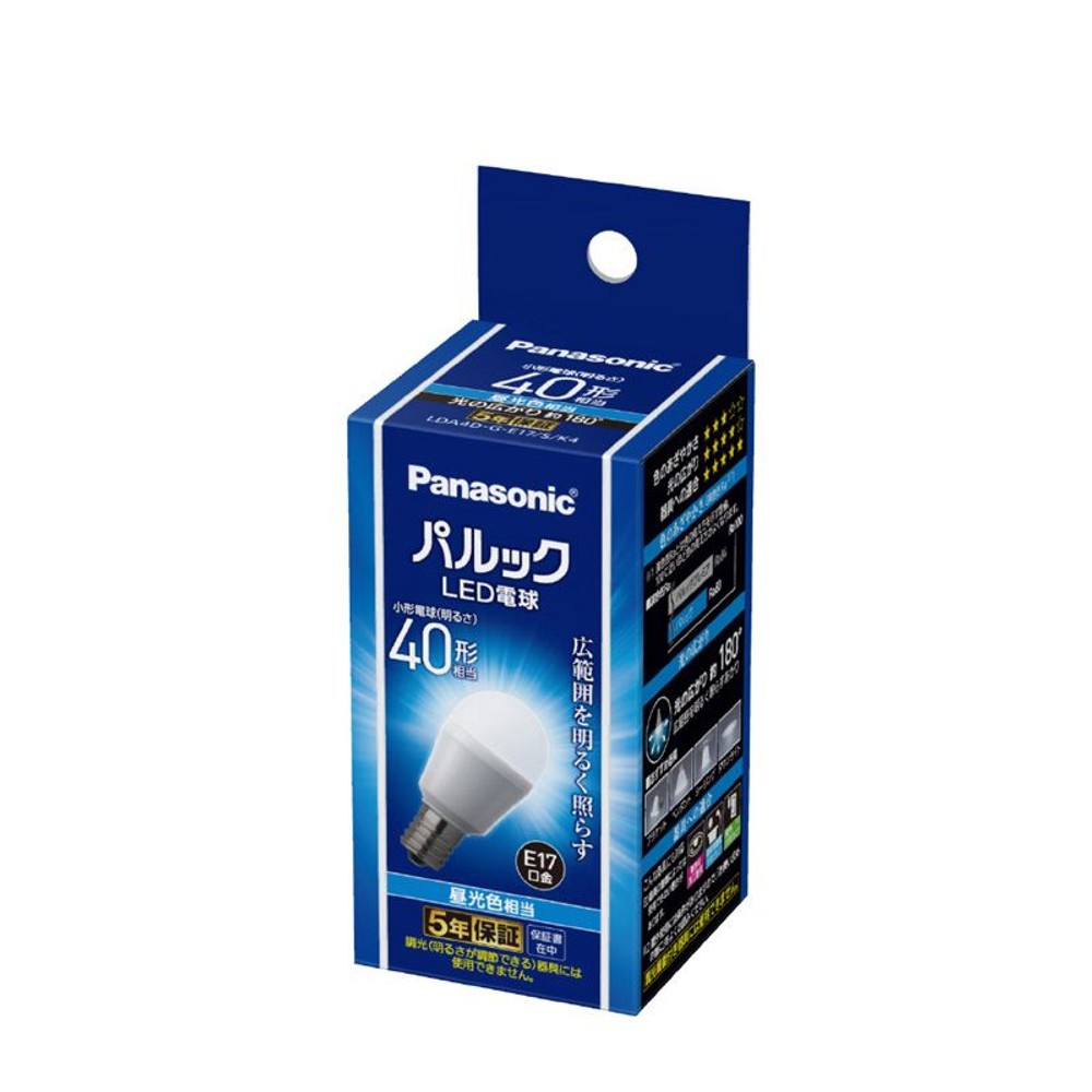 小型ＬＥＤ40Ｗ／ＬＤＡ4ＤＧＥ17ＳＫ4／昼光色, その他カラー１, 1個入り