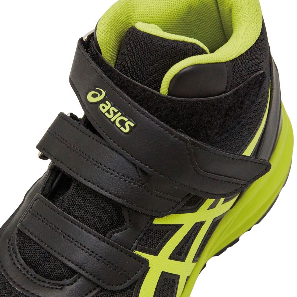 アシックス（ASICS） ウィンジョブCP216 ブラック×ネオンライム, ブラック×ネオンライム, 25.5cm