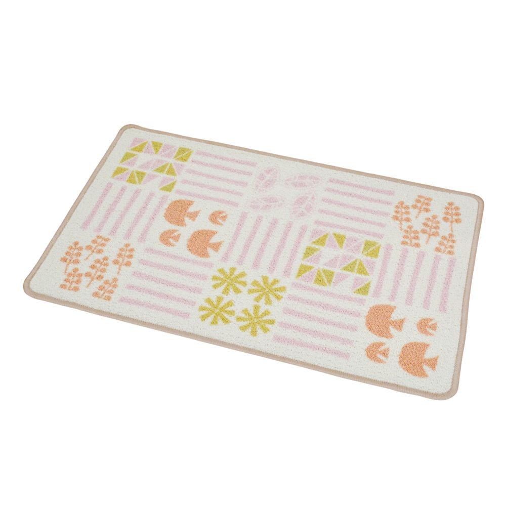 玄関マット５０Ｘ８０ＣＭローズ, ローズ, 50×80cm