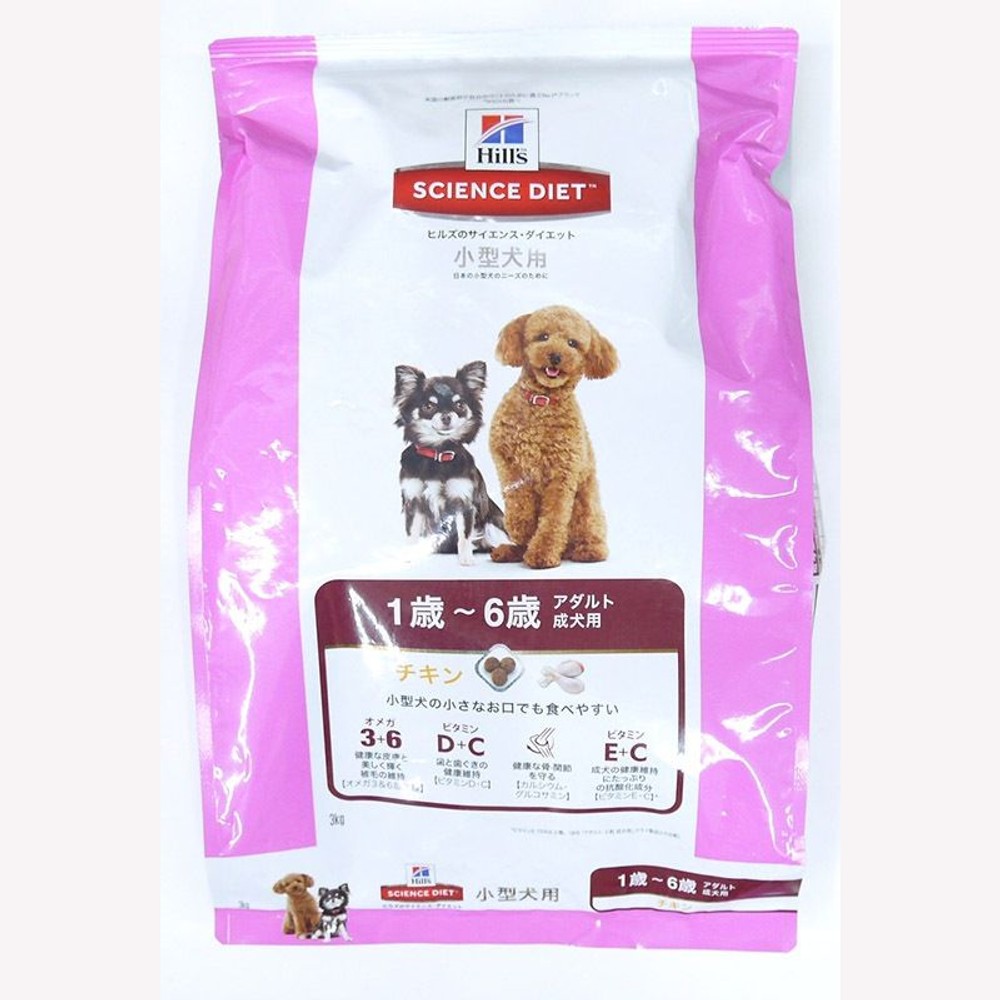 サイエンスダイエット　アダルト　小型犬用　3ｋｇ, その他カラー１, その他サイズ１