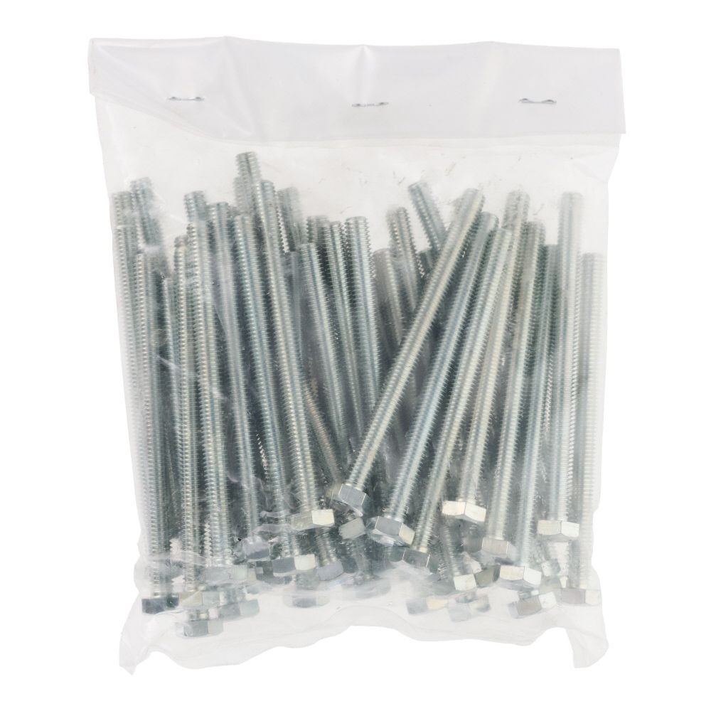 ユニクロ　六角ボルト　Ｍ６&times;８０　５０入, ボルト, 50個入り