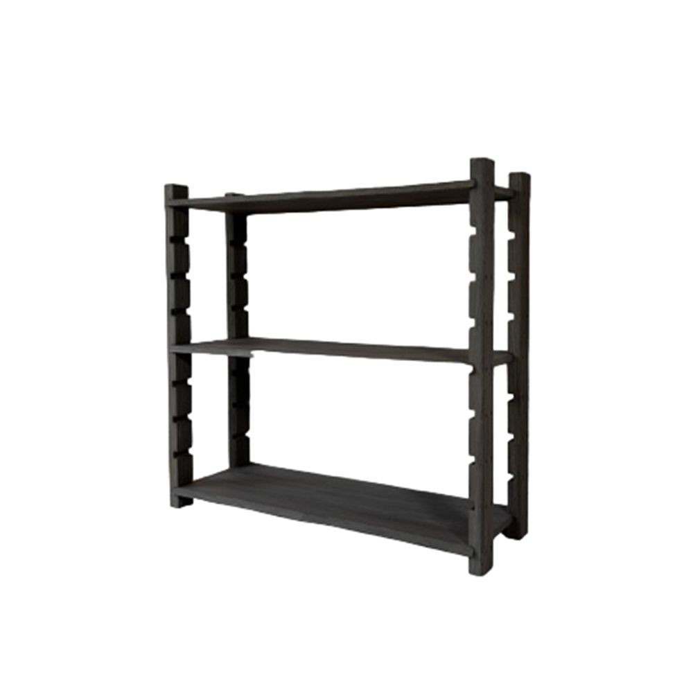 焼桐耳付棚板3段ラックセット, 焼桐(奥行200), 900&times;200mm