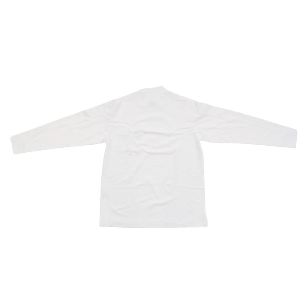 655 モックネックロングＴシャツ, ホワイト, Mサイズ