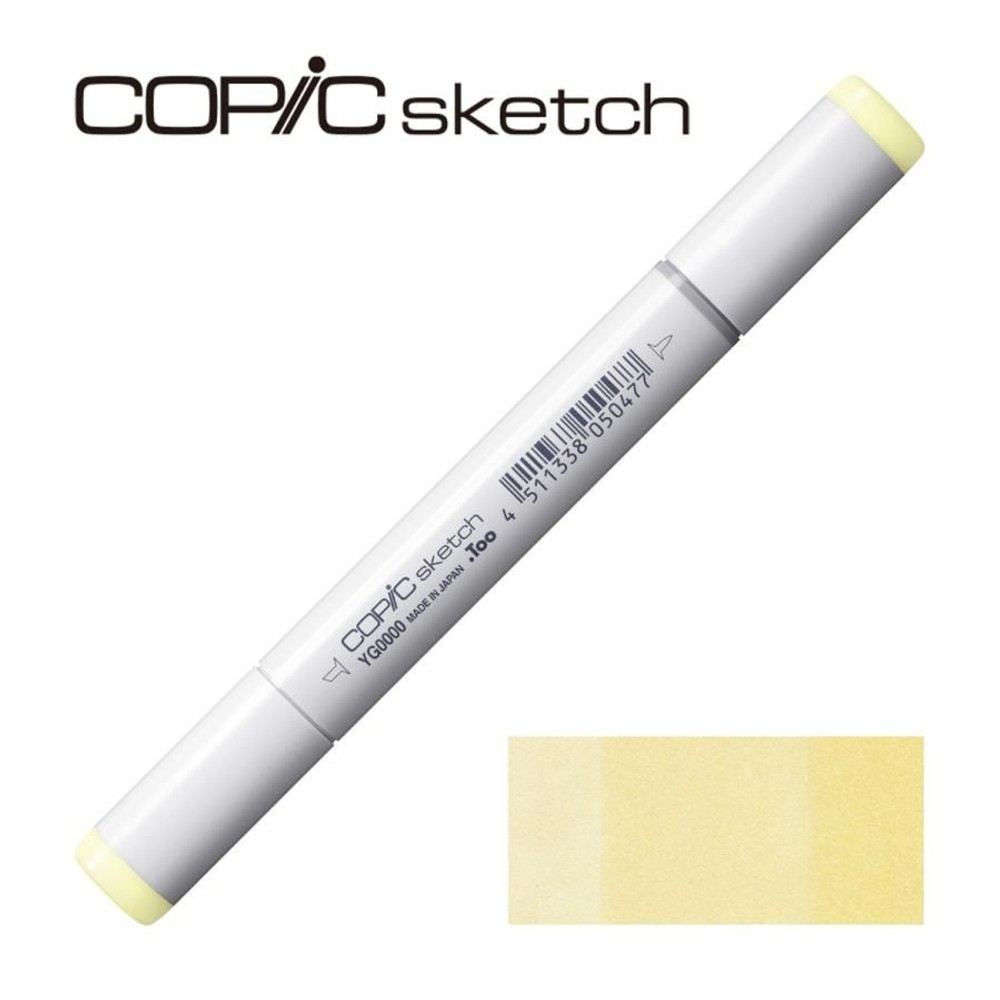 コピックスケッチ YG0000 リリーホワイト,  YG0000 リリーホワイト, スケッチ