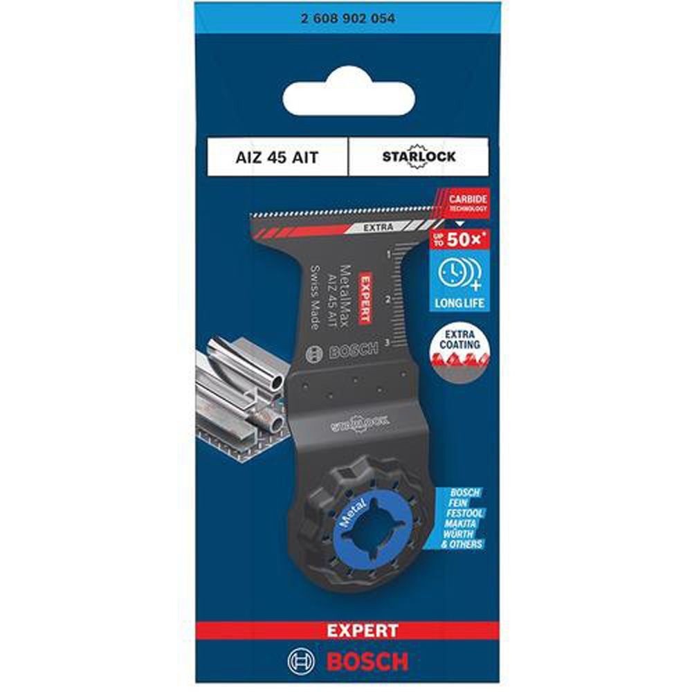 ボッシュ 金属ステン用超硬ブレード AIZ45AIT, ブラック, 刃幅45mm&times;刃長35mm