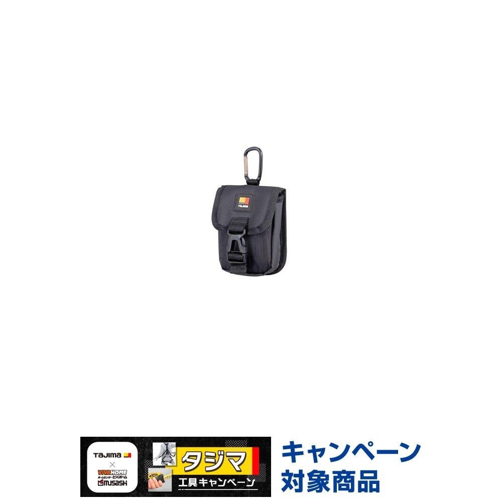 TAJIMA（タジマ）　セフポーチ ナイロン 胸1段　SFPCN-CB1, ブラック, 胸1段