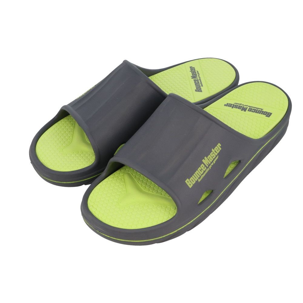 紳士　ＢＭ防滑高弾力　シャワーサンダル　ＧＹＧＲ　ＬＬ, ダークグレー&times;ライトグリーン, LLサイズ