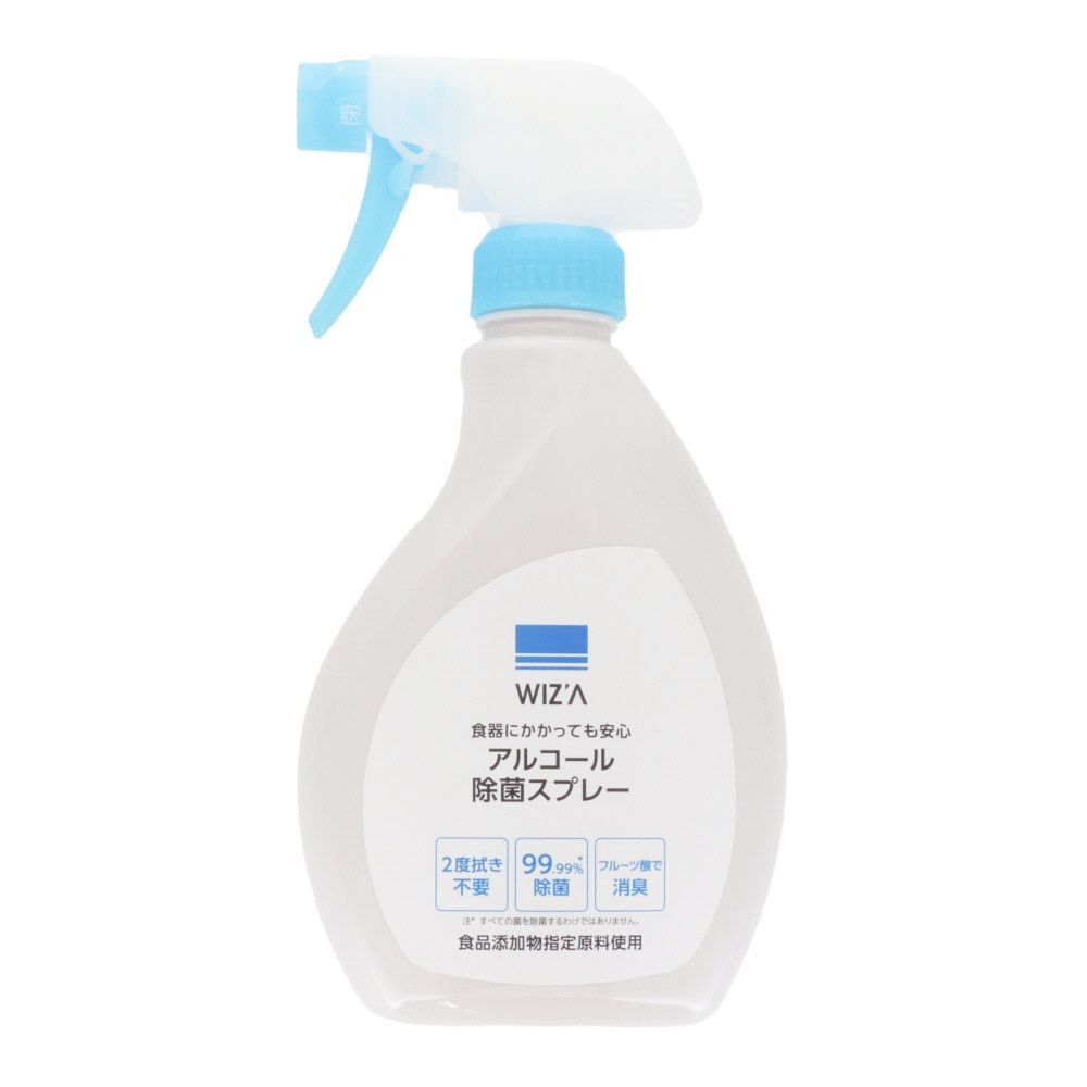 WIZ'A　ウィザ　アルコール除菌スプレー本体４００ＭＬ, 本体, 400ml