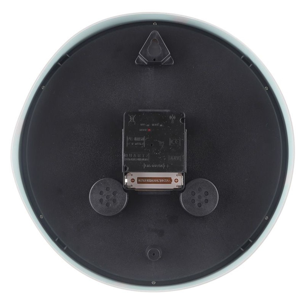 電波掛時計　アリオス　25cm, ブラック, 25cm
