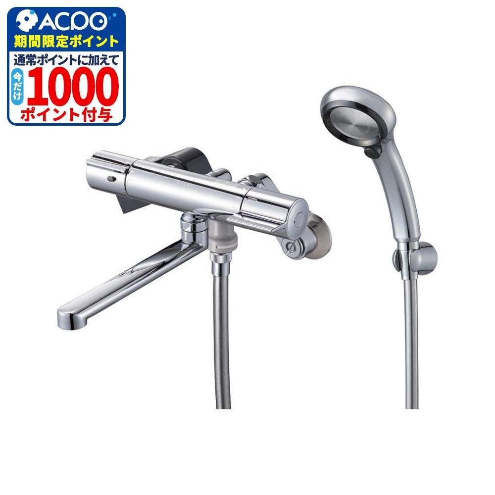 SANEI サーモシャワー混合栓 ファインバブルシャワー付 SK18CT6, シルバー, SK18CT6
