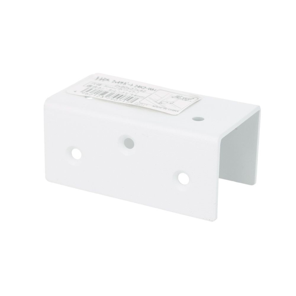 DAIDOHANT 2&times;4サポート コの字型 タイプ2 24-K2-WH, ホワイト, 1個入り