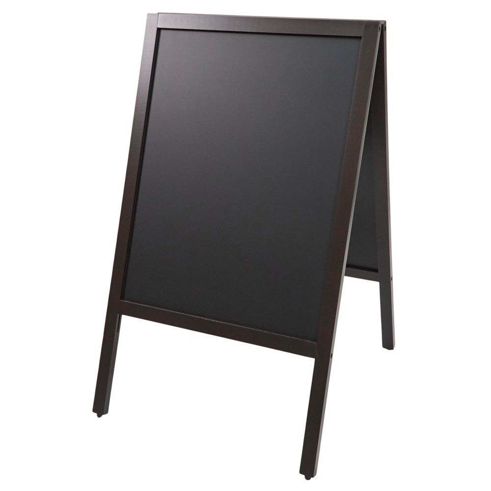 ウィザ WIZ'A両面Ａ型ボードブラックボード MサイズＤブラウン, ダークブラウン, Mサイズ