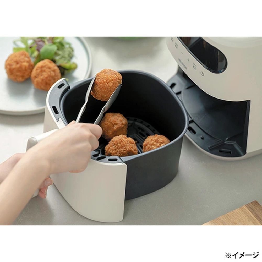 アイリスオーヤマ 過熱水蒸気エアフライヤー FV-M30A-C, アイボリー, 幅236mm&times;奥行295mm&times;高さ270mm