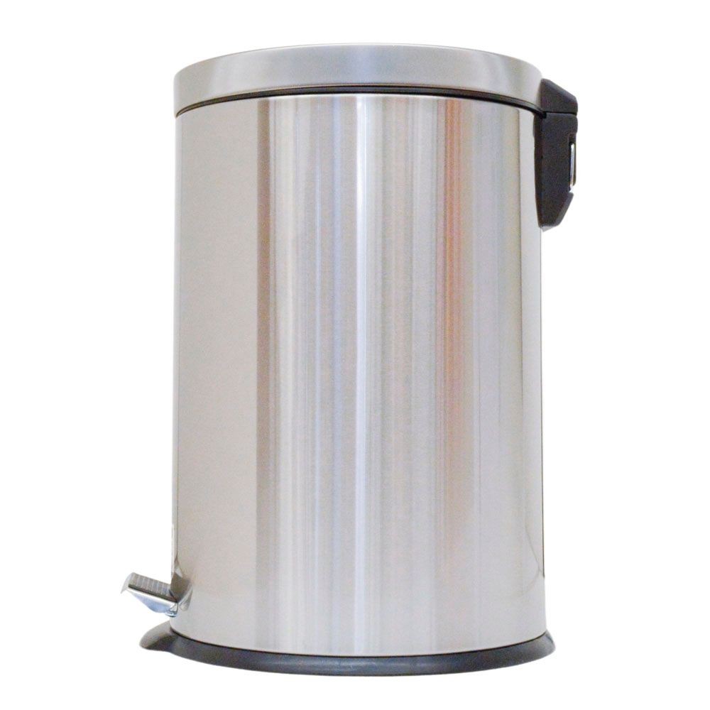 ステンレスペダルペール, シルバー（5.0L）, 5.0L