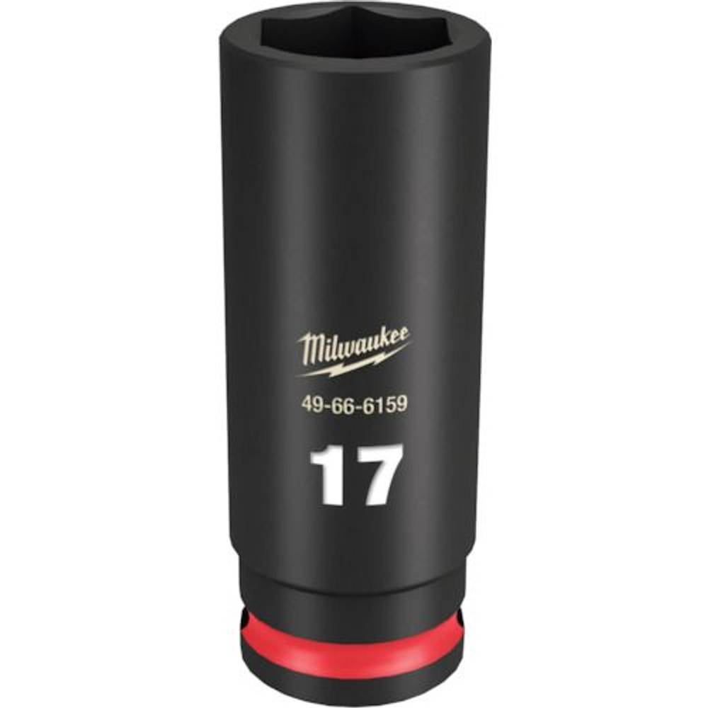 milwaukee SHOCKWAVE IMPACT DUTY ディープインパクトソケット 3/8インチ(9.5mm)角 17mm, 49-66-6159, 17mm