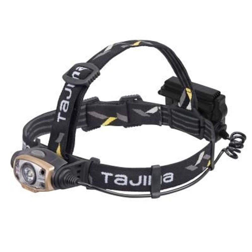 TAJIMA（タジマ） 　ヘッドライト ED 500lm 大径照射 3730セット　LE-E501D-SP, ブラック, 500lm