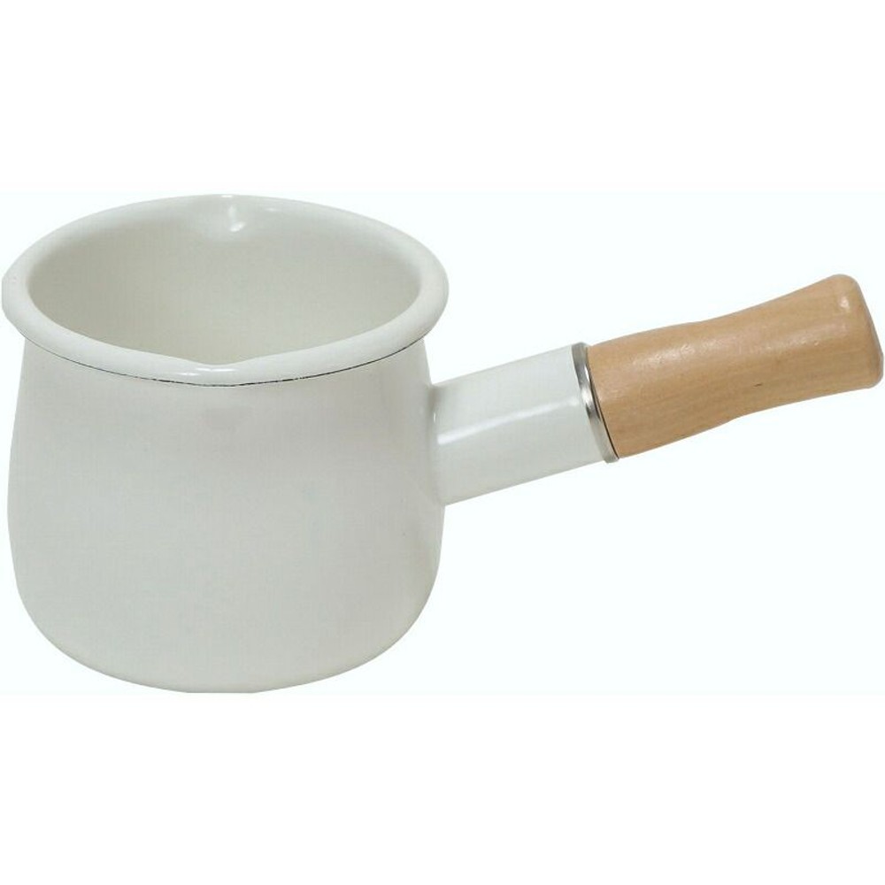 ホーローミルクパン, ホワイト（10cm）, 10cm