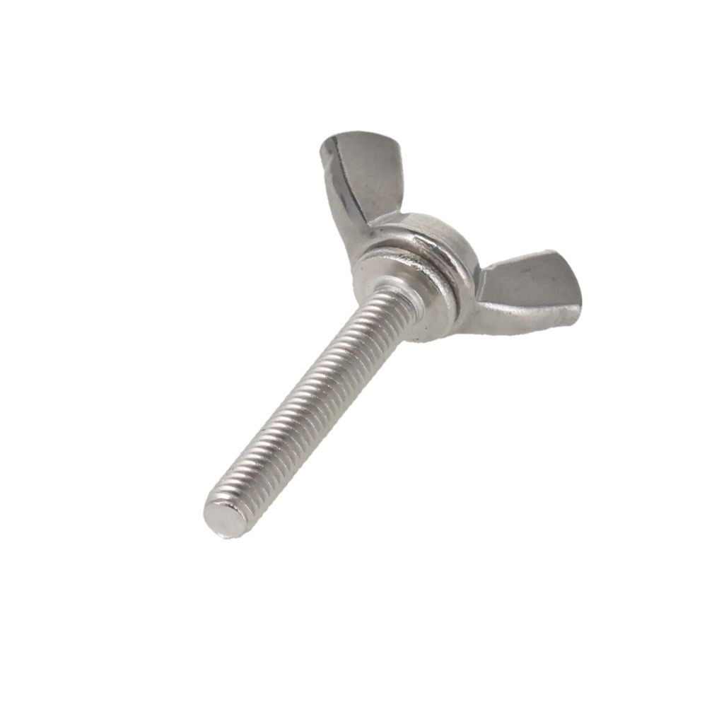 ステンレス　蝶ボルト　Ｍ４&times;２５　２入, シルバー, M4&times;25mm