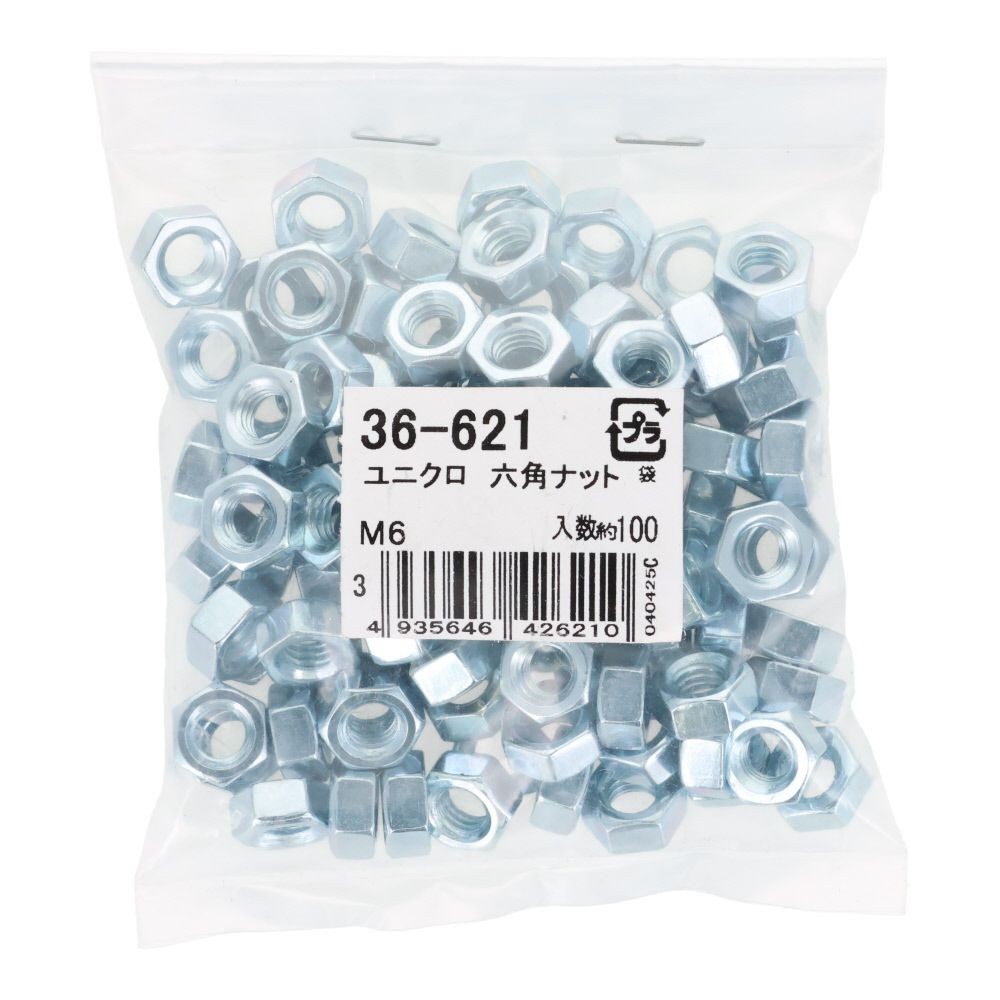ＯＨＳＡＴＯ　六角ナット　Ｍ６　１００入, 六角ナット, M6