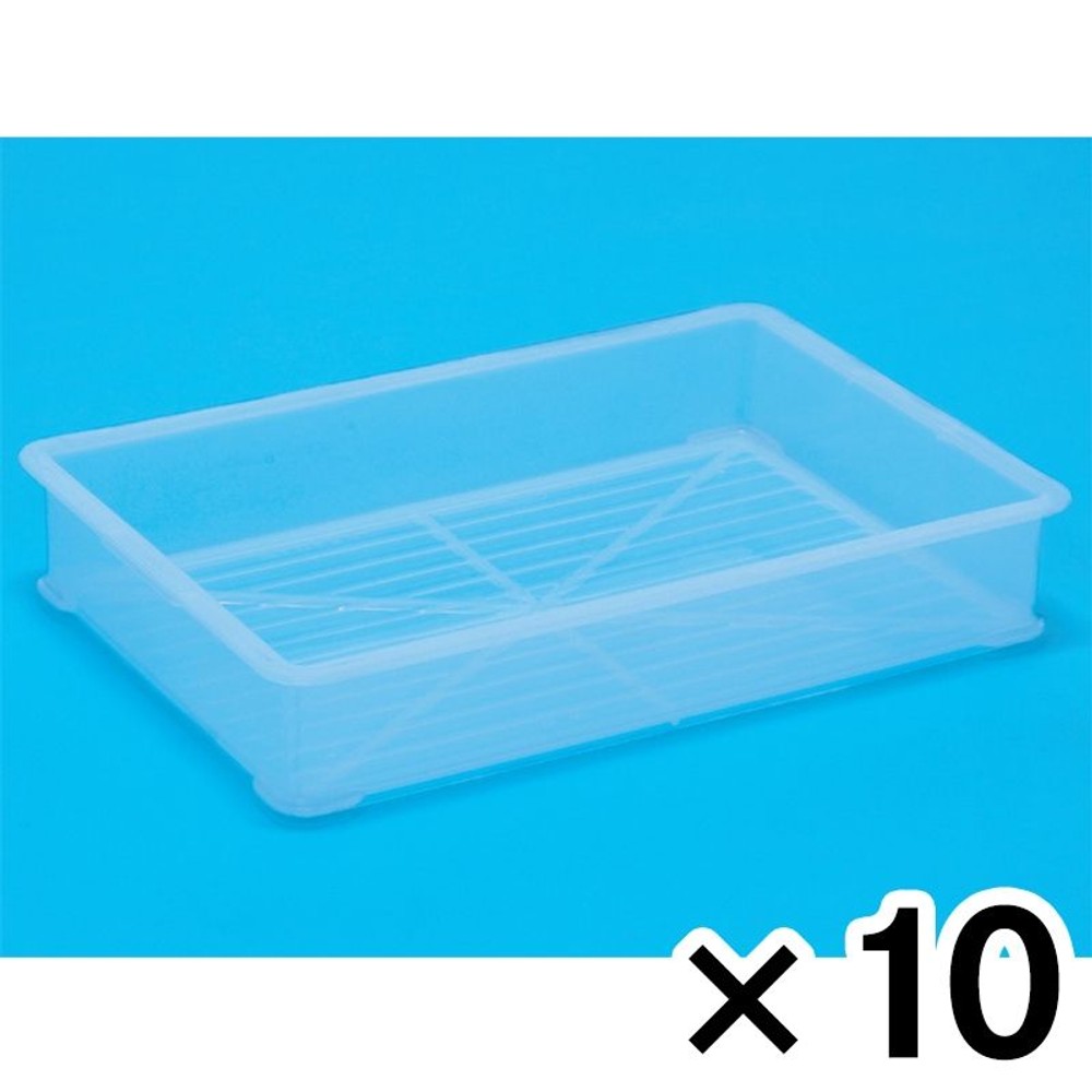 サンコー ばんじゅうＡ 透明 &times;10個セット【メーカー直送・代引不可】【法人限定】【日祝配送不可・時間指定不可】, クリア, 10P