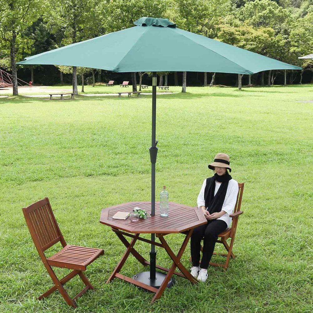 不二貿易  アルミパラソル　270ｃｍ, アイボリー, パラソル直径約270cm