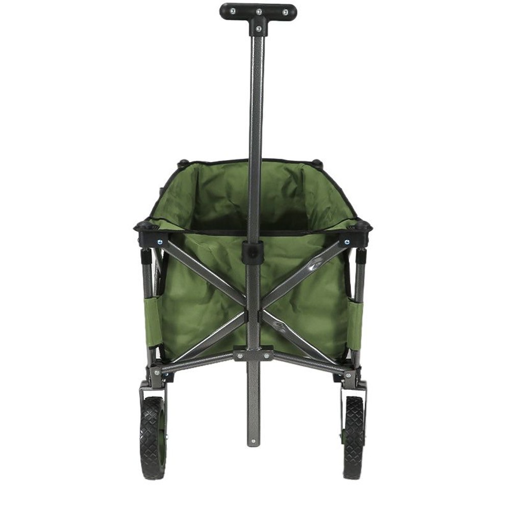 ◆折りたためるキャリーワゴン　オリーブ, オリーブ, 幅490&times;奥行930&times;高さ900