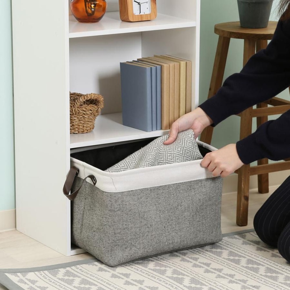 カラーボックス　3段【メーカー直送・代引不可】, ブラック, 3段