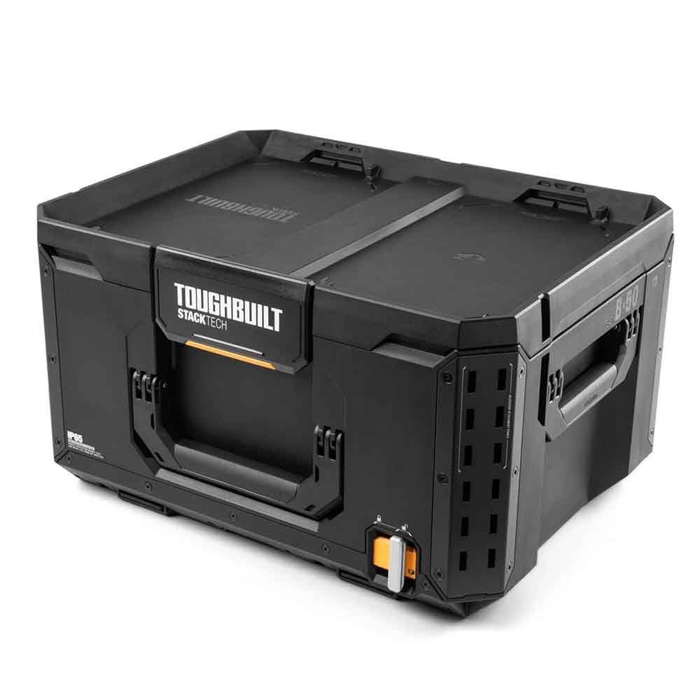 【数量限定】TOUGHBUILT（タフビルト）STACK TECH(スタックテック)　ツールボックス50, ブラック, TB-B1-B-50