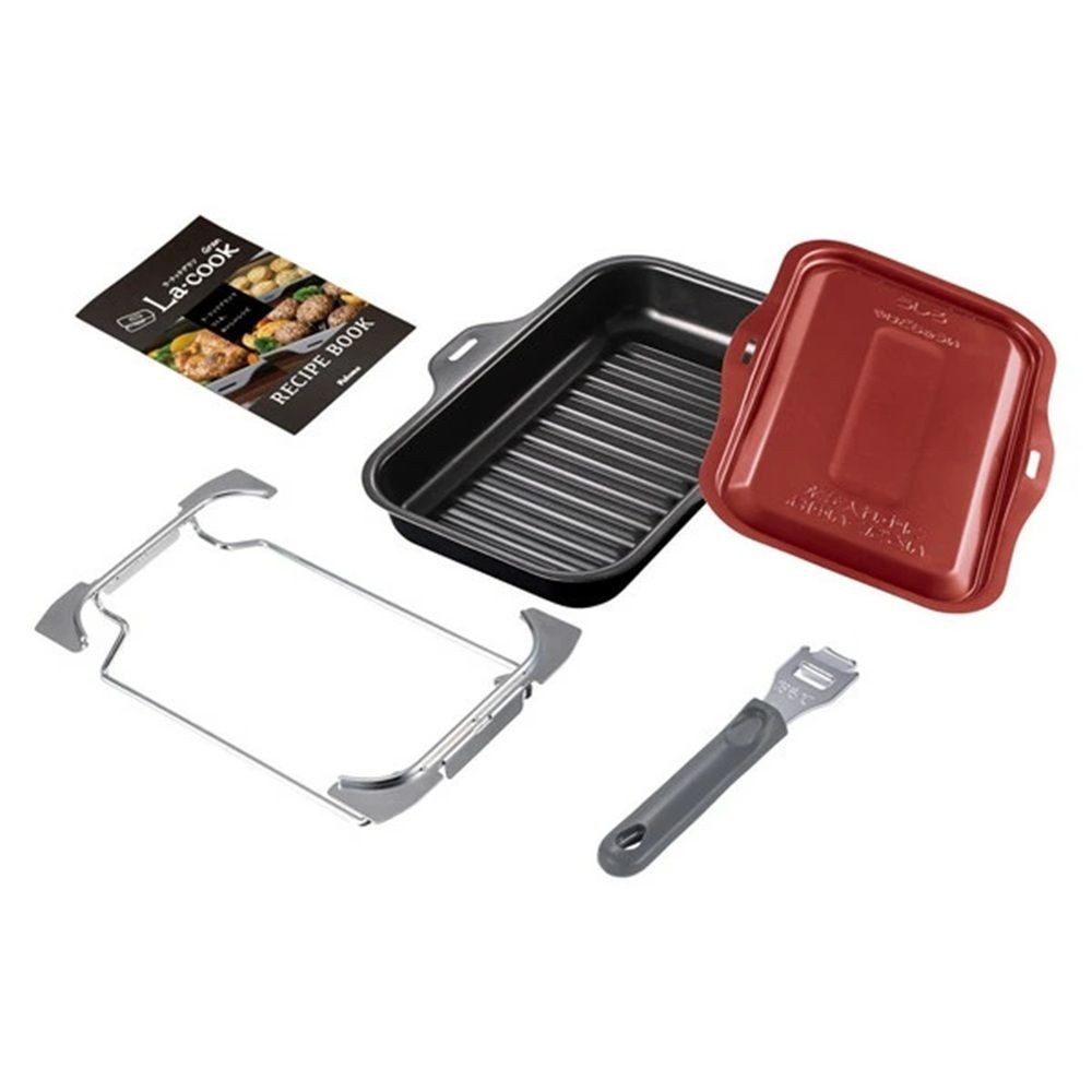 パロマ  ラ・クックグランセット PGDL-50, ブラック, 幅310mm&times;奥行240mm&times;高さ50mm