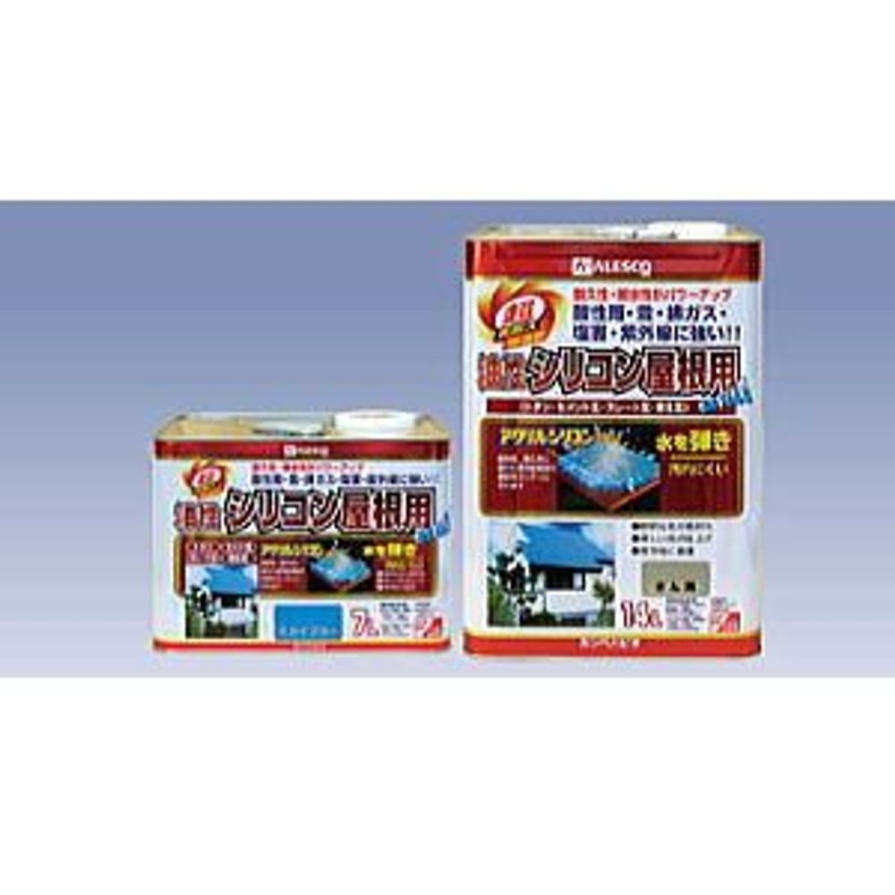 カンペハピオ　油性シリコン屋根用　モスグリーン　7L, モスグリーン, 7.0L