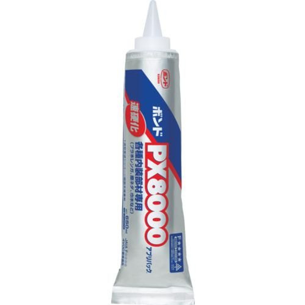 コニシ 内装用接着剤 プラ木レンガ用 ボンドPX8000 アプリパック 650ml, ホワイト, 650ml