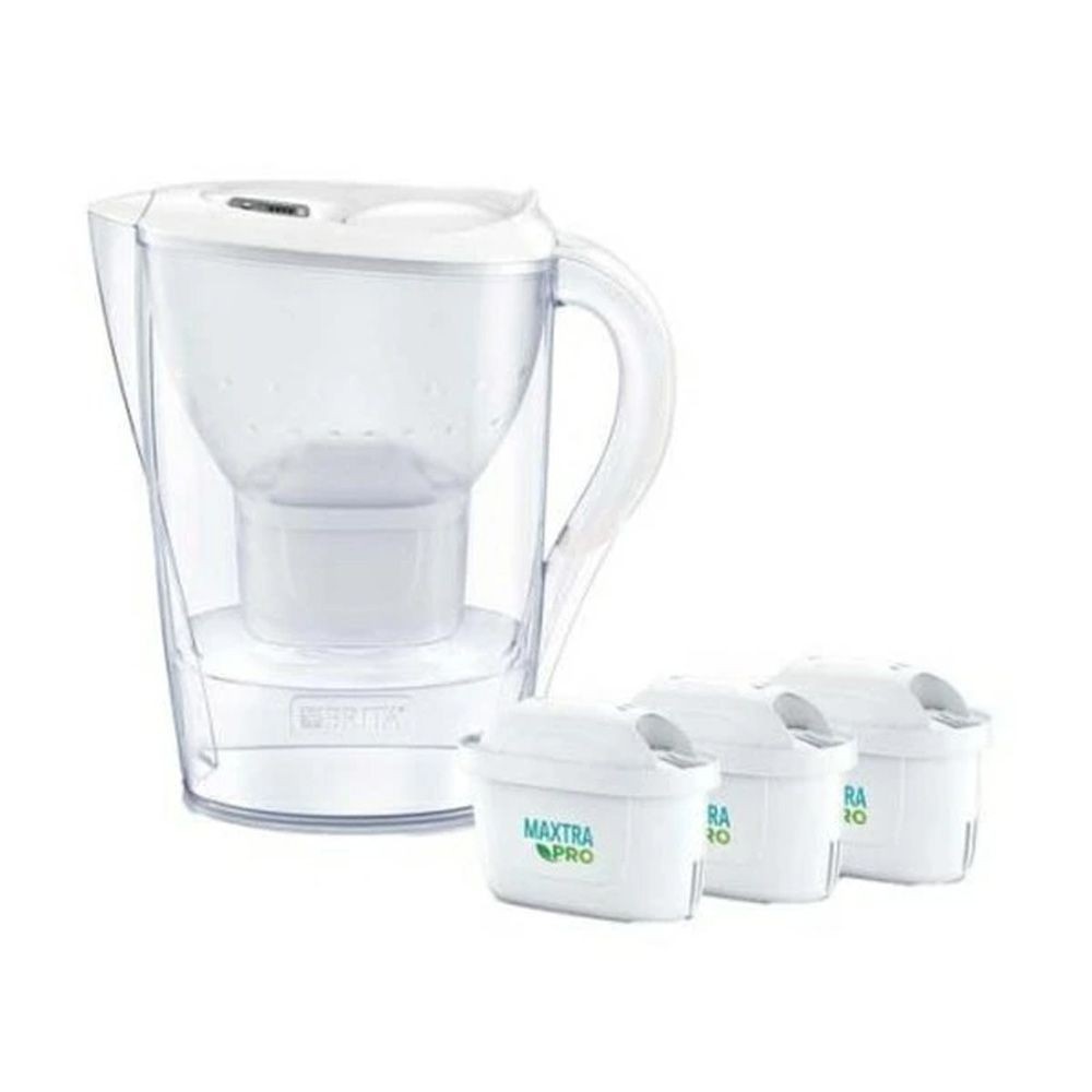 BRITA マレーラマクストラプロカートリッジ 3個付き ホワイト, ホワイト, 幅258mm&times;奥行105mm&times;高さ258mm
