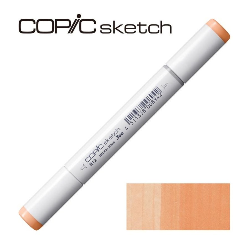 コピックスケッチ R12 ライト・ティー・ローズ, R12 ライト・ティー・ローズ, スケッチ