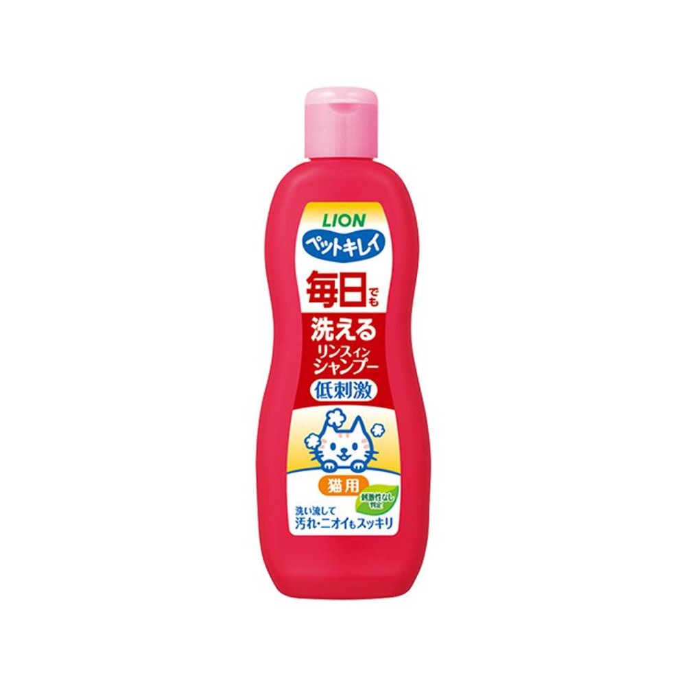 ライオン　毎日リンスインシャンプー　愛猫用, その他カラー２, 400ml