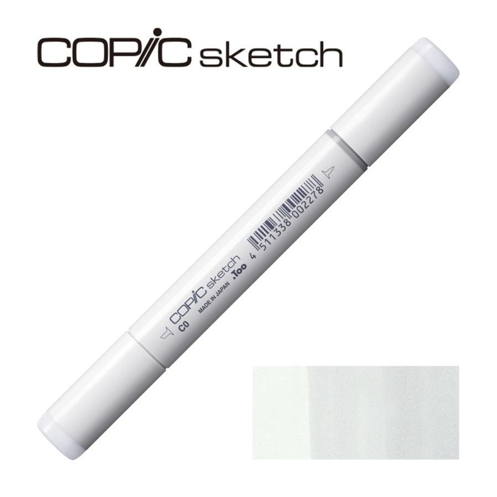 コピックスケッチ C-0 クールグレイ No.0,  C-0 クールグレイ, スケッチ