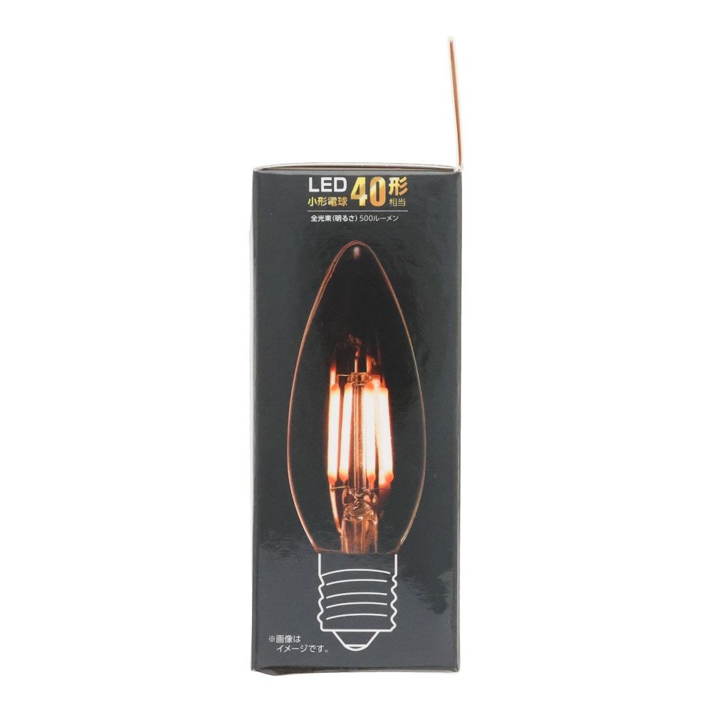 ヤザワ フィラメントLED LDC4LG32E17C, クリア, 40形相当