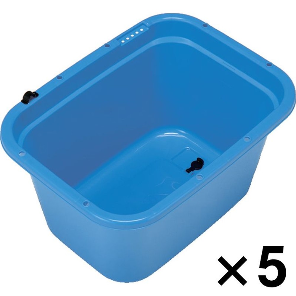 サンコー 角タブ　60　ブルー &times;5個セット【メーカー直送・代引不可】【法人限定】, ブルー, 5P