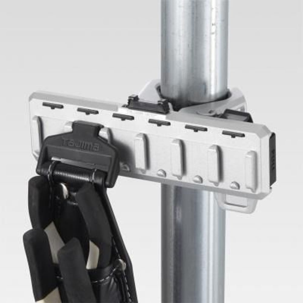 TAJIMA　セフホルダー丸型建材用 クランプ式 金属 6連　SFR-MCHLD6, シルバー, 6連