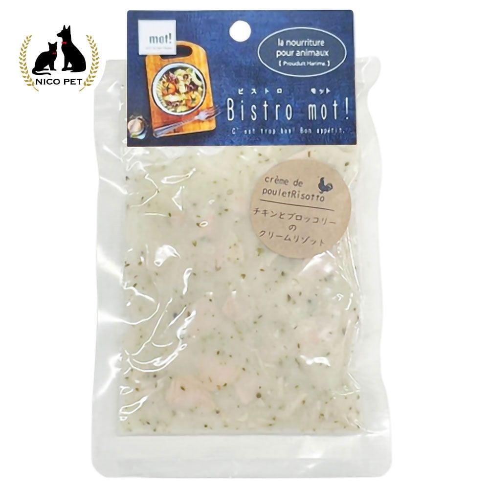 Bistro mot！ チキンとブロッコリーのクリームリゾット 90g, チキンとブロッコリーのリゾット, 90g