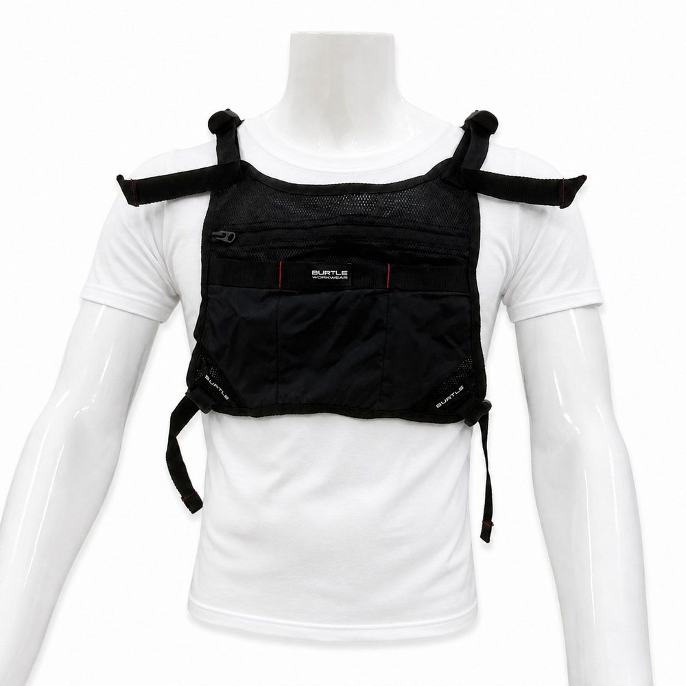 BURTLE バートル アイスクラフトベスト＆アイスパックセット AC103S, ブラック, フリーサイズ