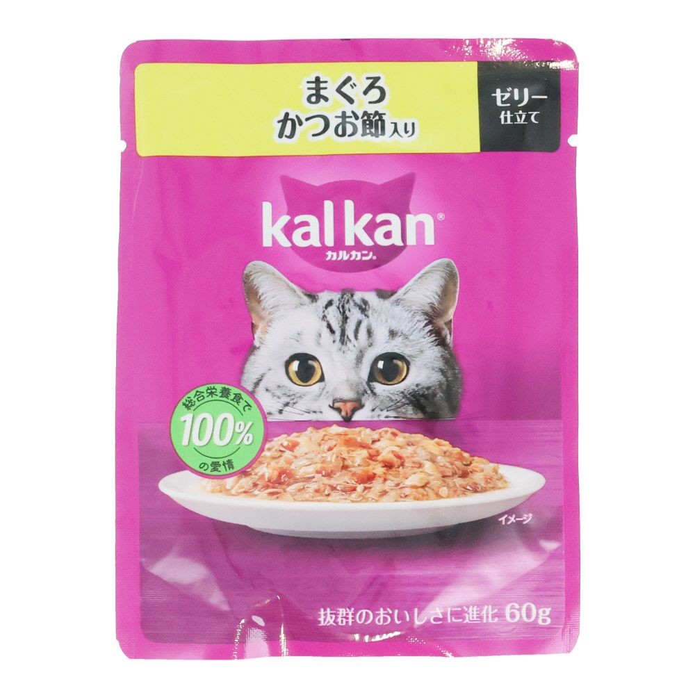 カルカンパウチ　まぐろ　かつお節入り, まぐろ　かつお節入り, 60g