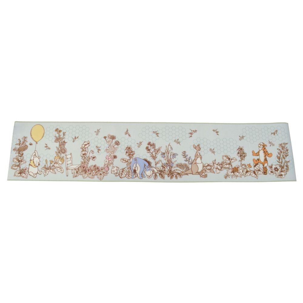 洗える　キッチンマット　約５０Ｘ２４０ＣＭ　ボタニカル, グリーン, 50&times;240cm