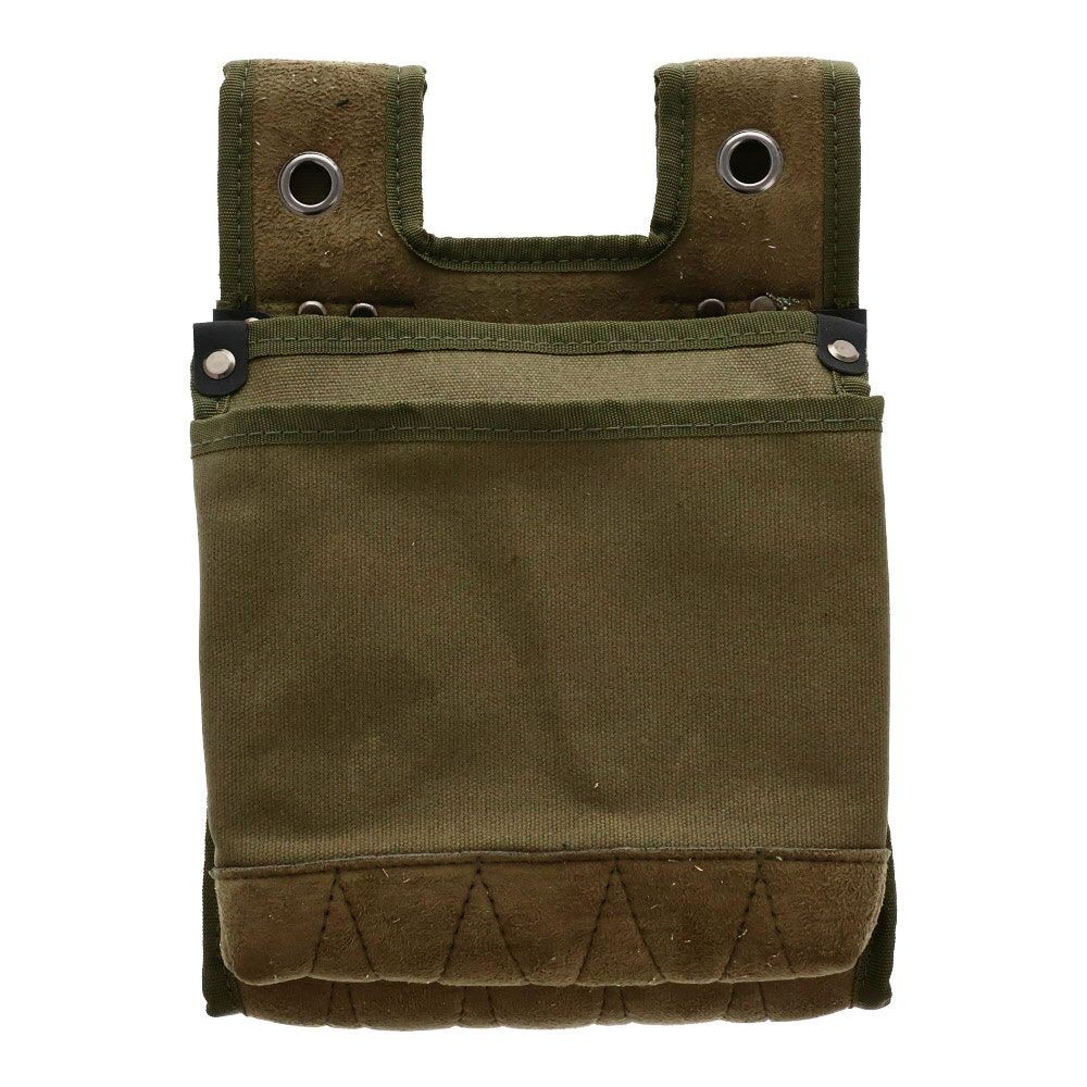 職人作　スリット帆布腰袋, 黒, 幅205mm